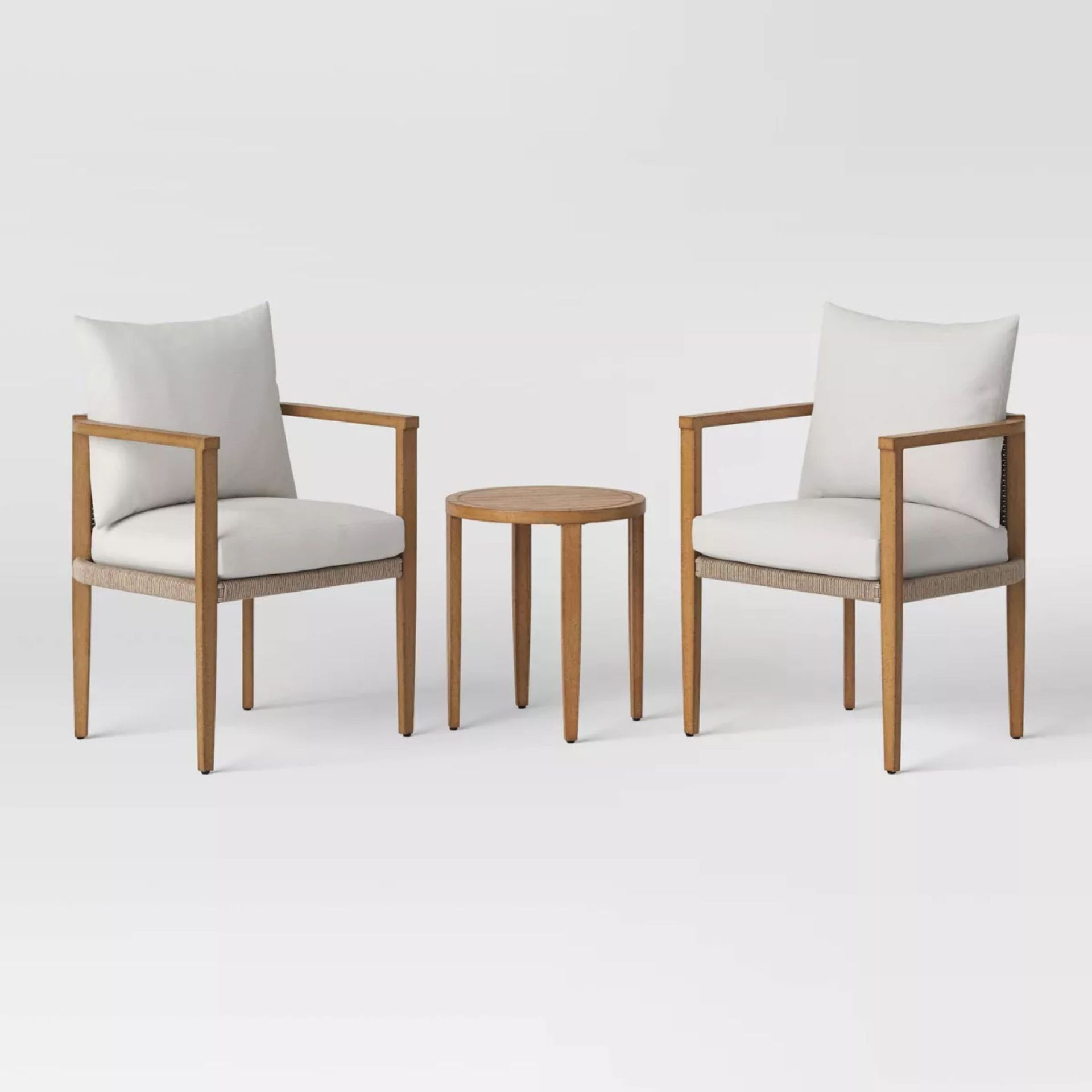 3pc Pasadena Patio Chat Set Gray