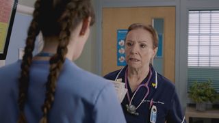 Siobhan shows Jodie a newspaper article.