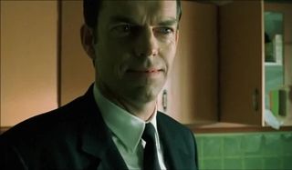 The Matrix Revolutions Agent Smith Smile