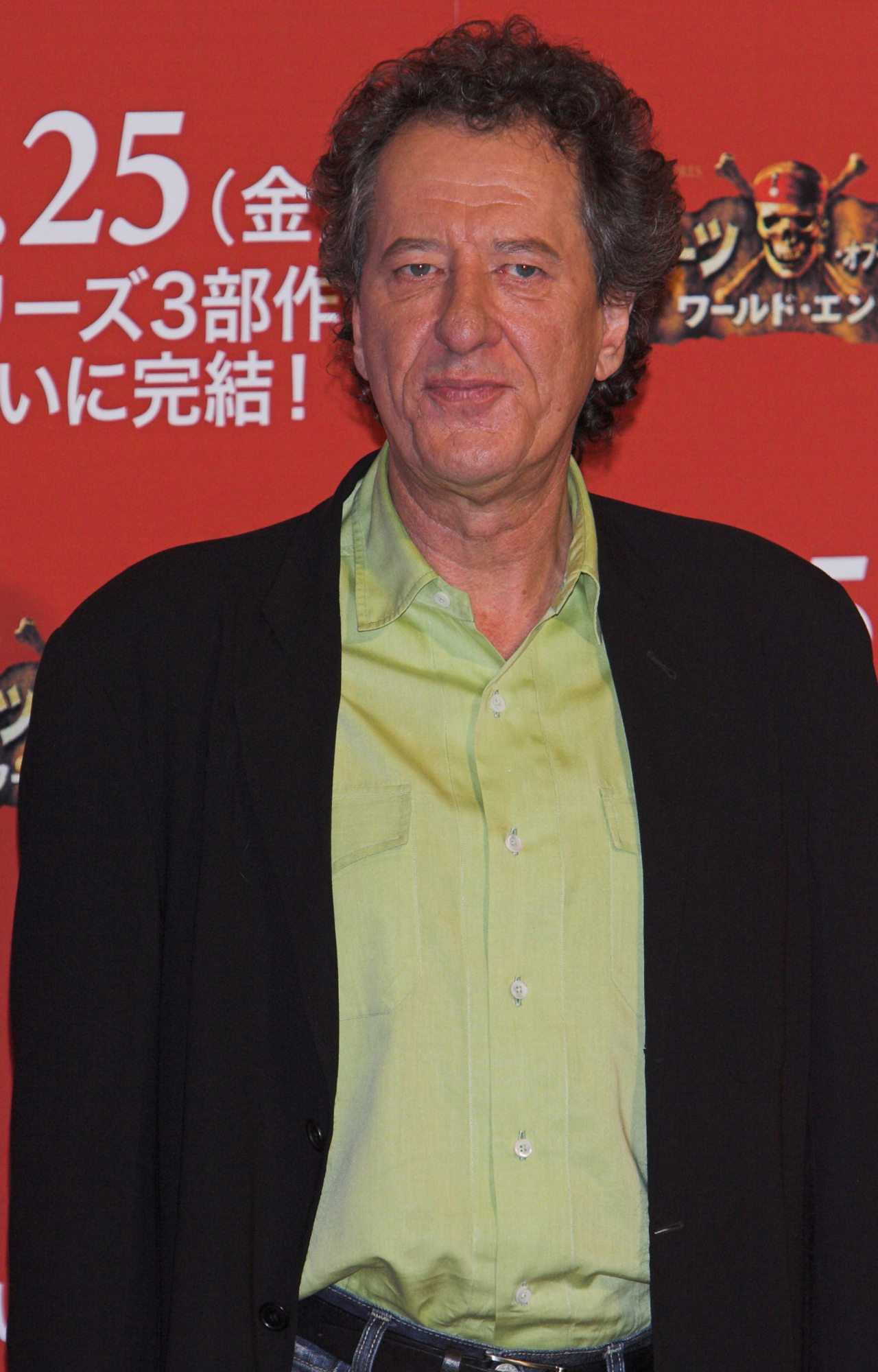Geoffrey Rush attends Pirates of the Caribbean: At World's End photocall in Tokyo, Japan