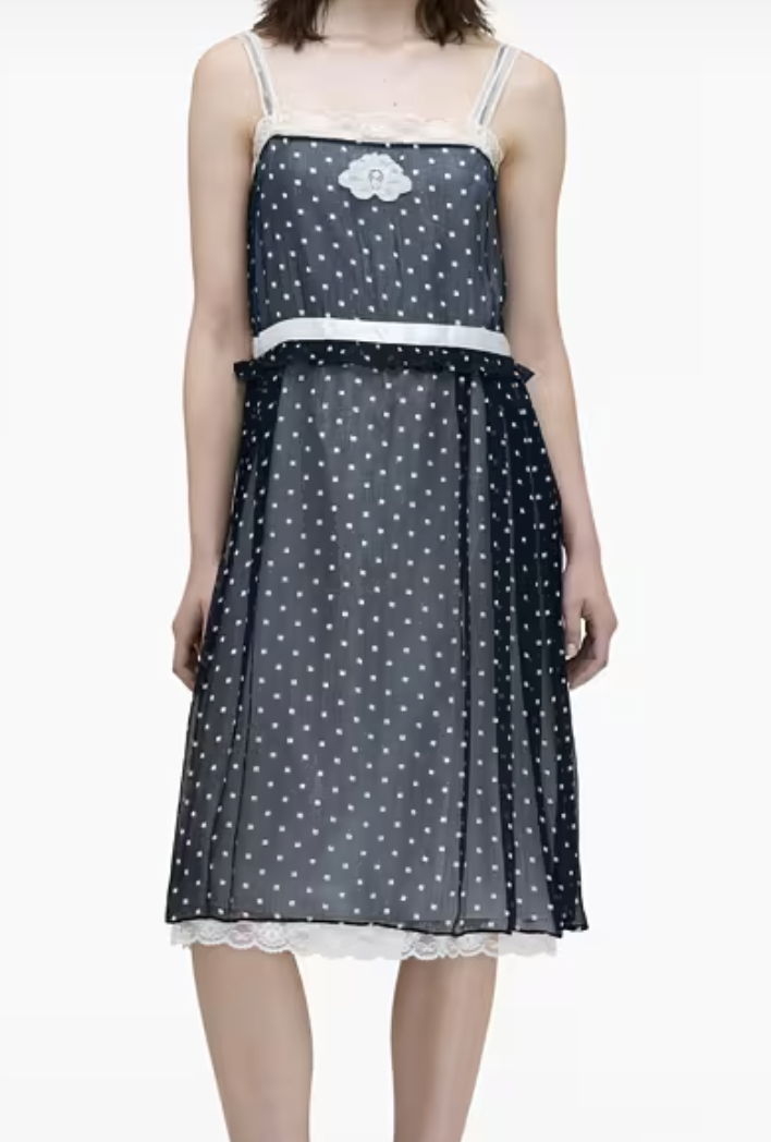 Marc Jacobs, Ribbon Strap Chiffon Dress