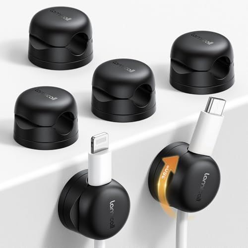 6 Pack Rotatable Cord Organizer