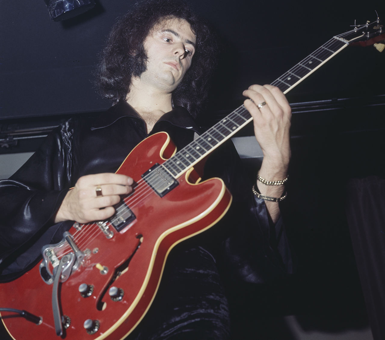 Guitarist Ritchie Blackmore of rock band Deep Purple, 1969.