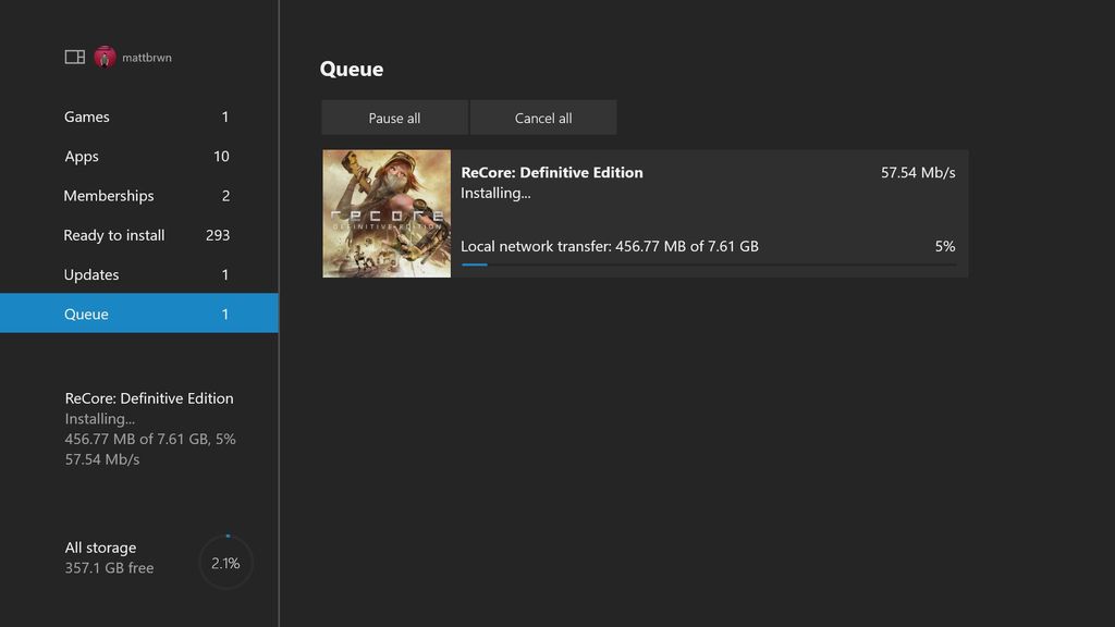How to copy Xbox One, Xbox Series S, and Xbox Series X games and apps