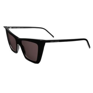Pair of black cat eye YSL sunglasses