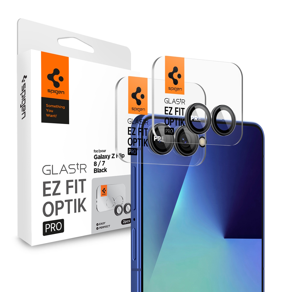Spigen Glas.tR EZ Fit Optik Pro for Galaxy Z Flip 8