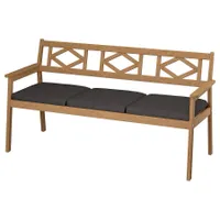 BONDHOLMEN Bench with Backrest