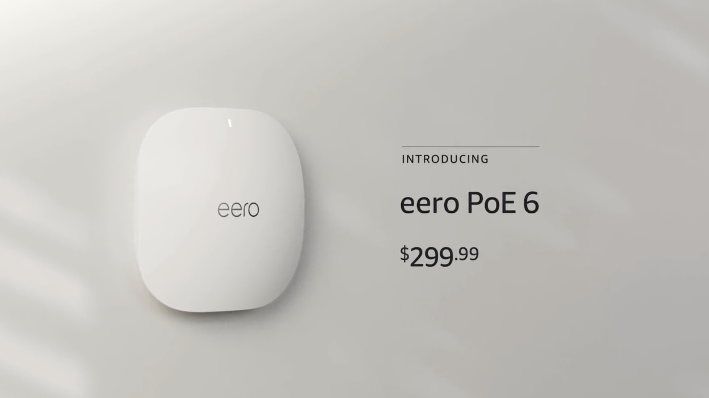 Eero PoE 6 at Amazon Event
