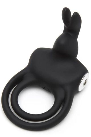 black cock ring with clitoral stimulator