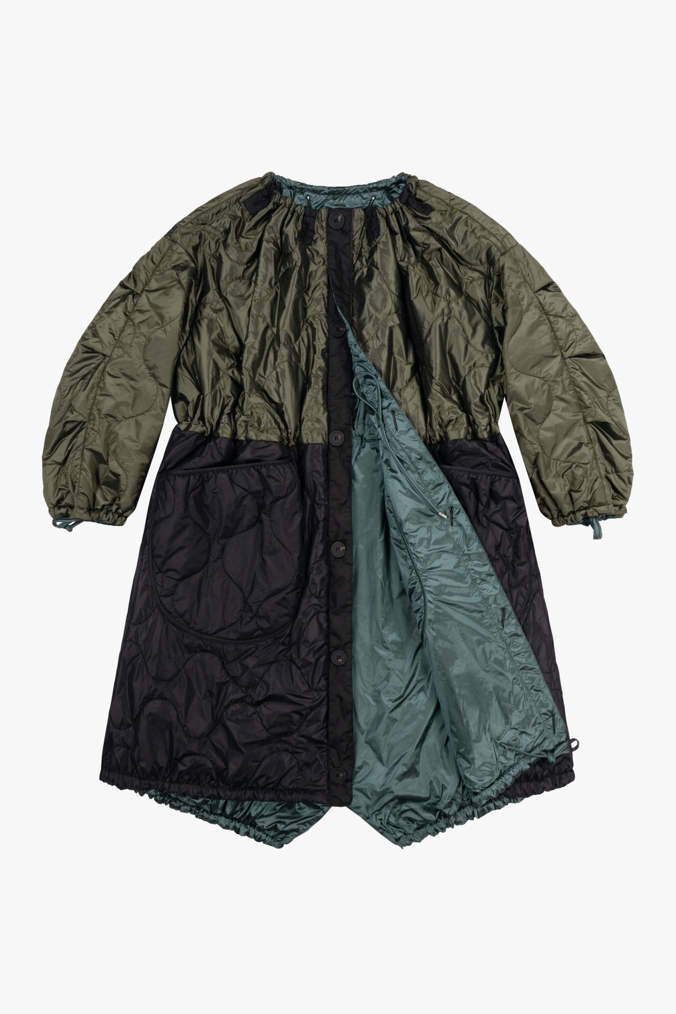 Parachute Quilted Parka - Olive / Mineral Green - Olive / Mineral Green / Xxs-Xs