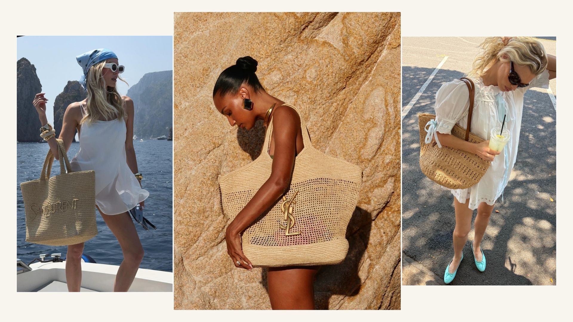 Every Summer, the World's Best-Dressed Women Return to This One Elegant Bag—And It's Still In Sock