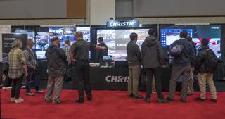 Christie showcased advances in display technology.