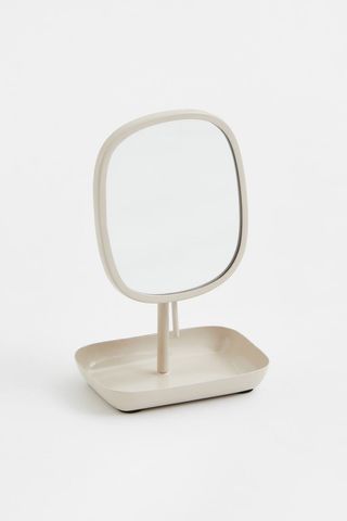 Table mirror with metal storage area from H&M Home.