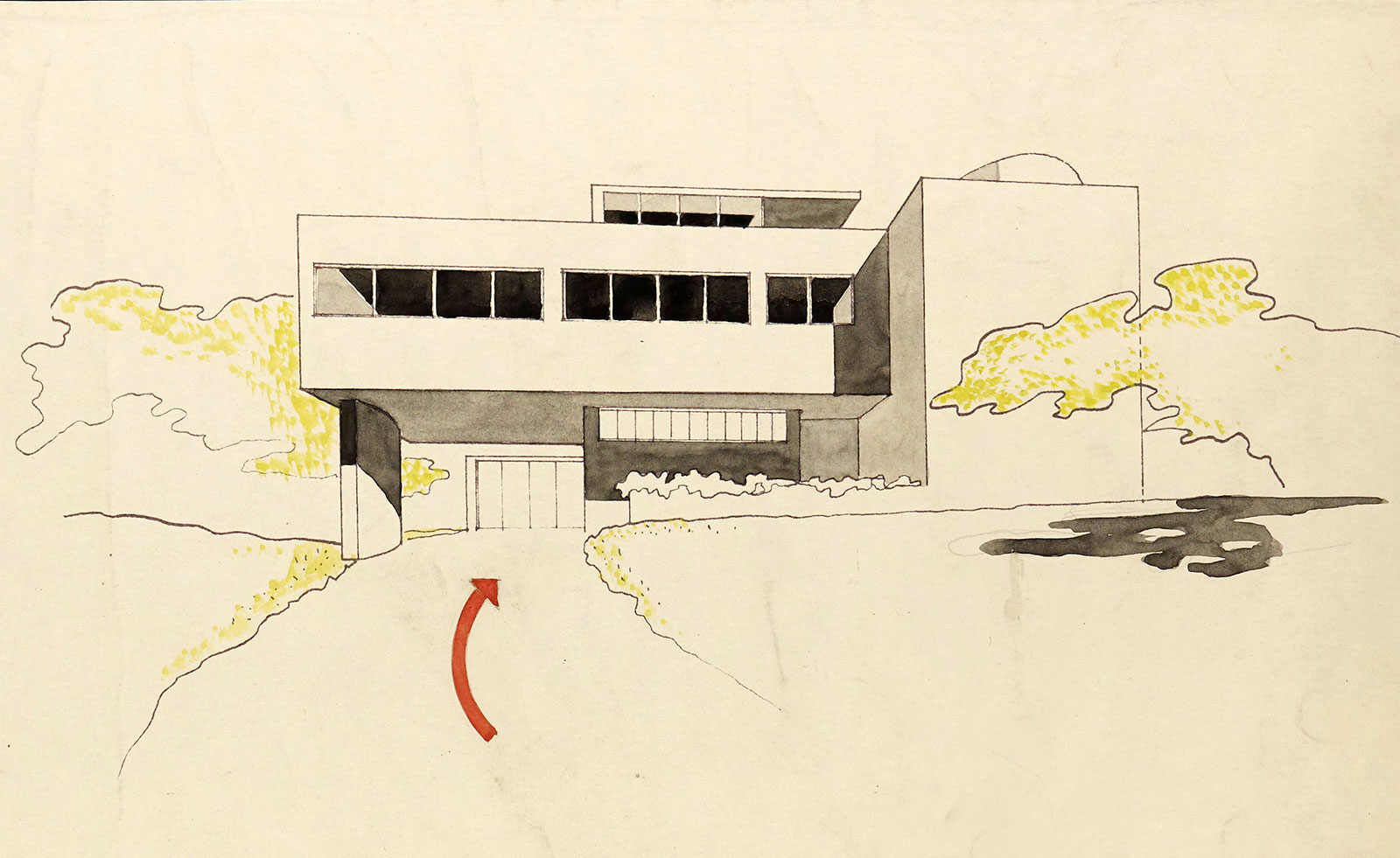rene fijten sketches Bauhaus in Dessau Germany