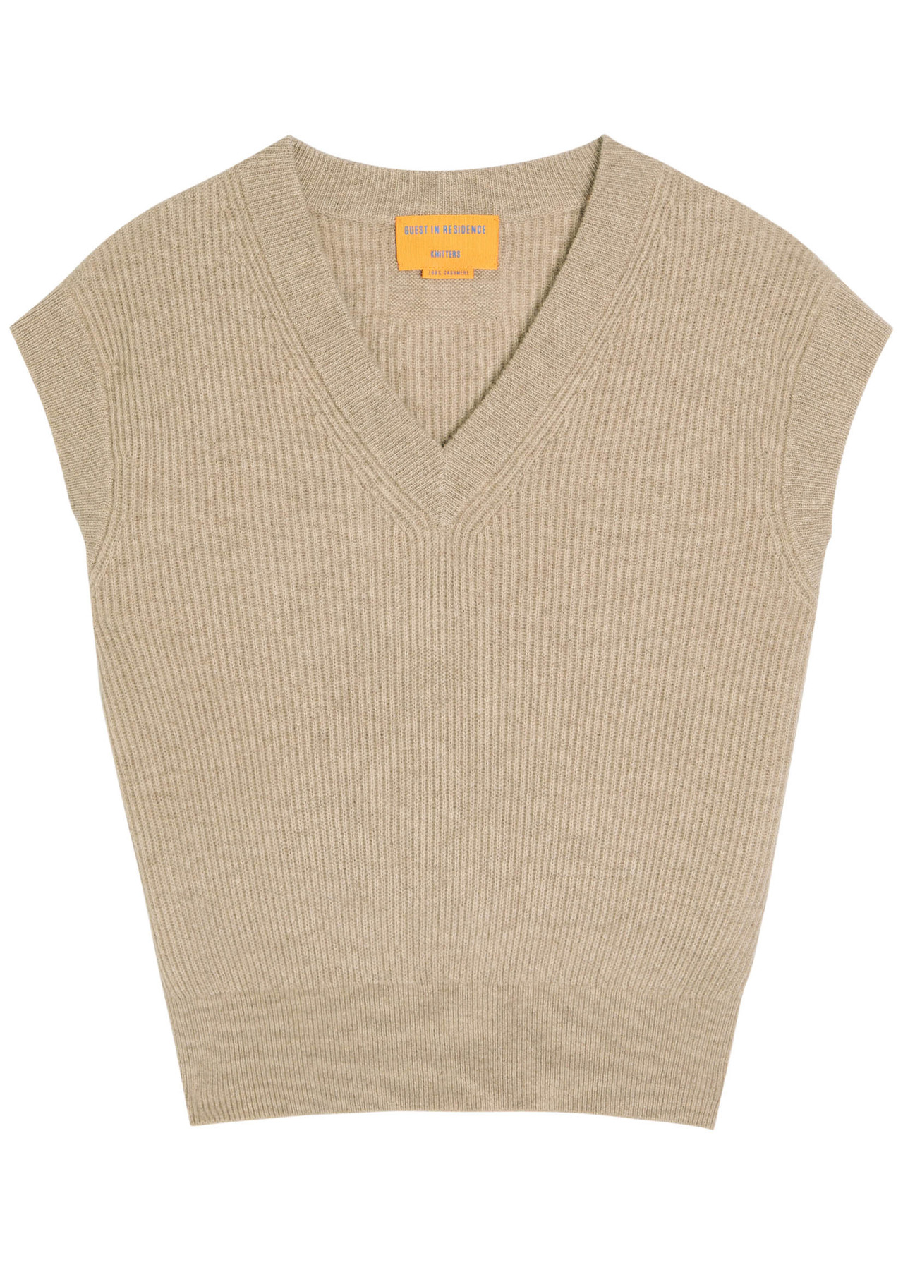 Guest In Residence, Ribbed cashmere vest