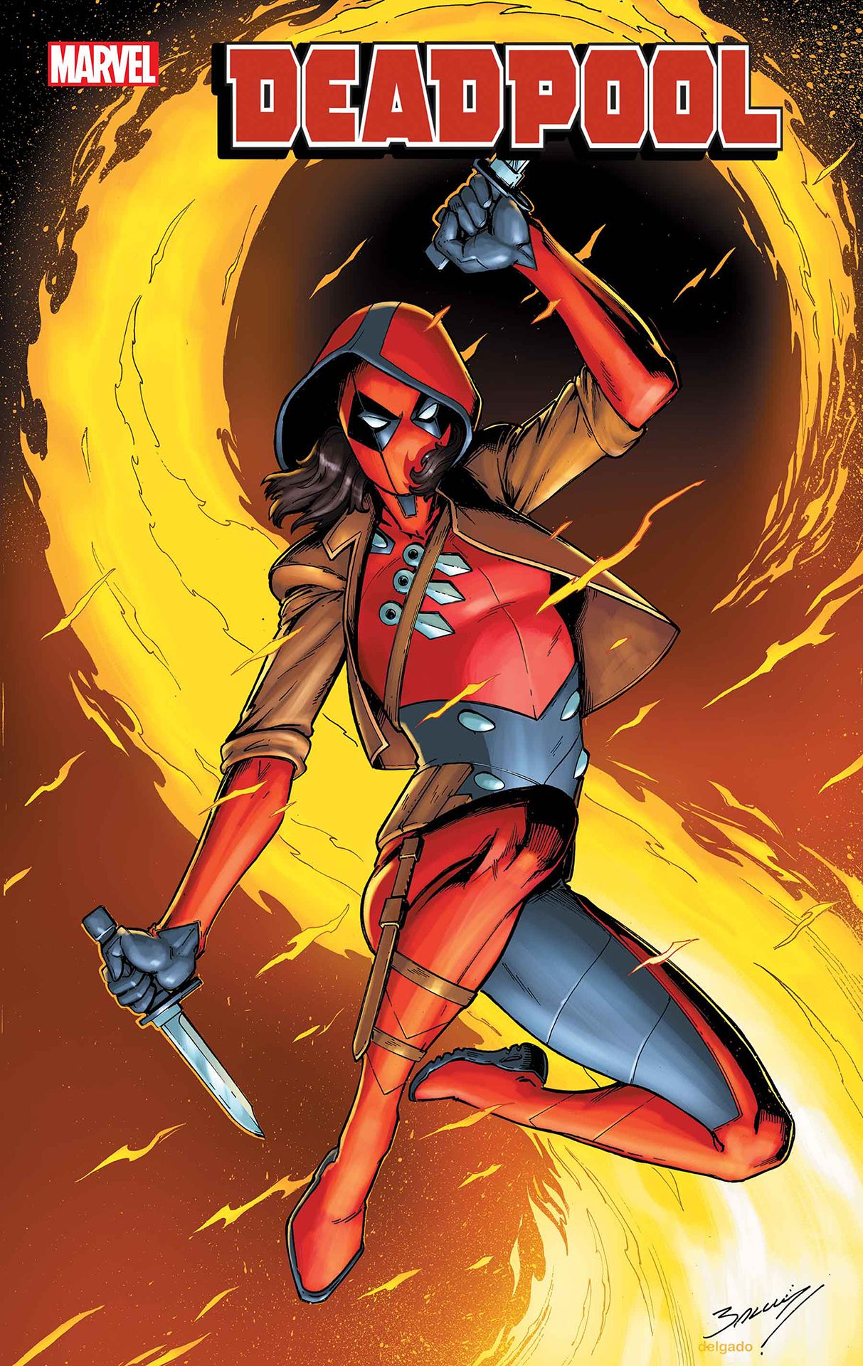 Deadpool #7 variant cover by Mark Bagley