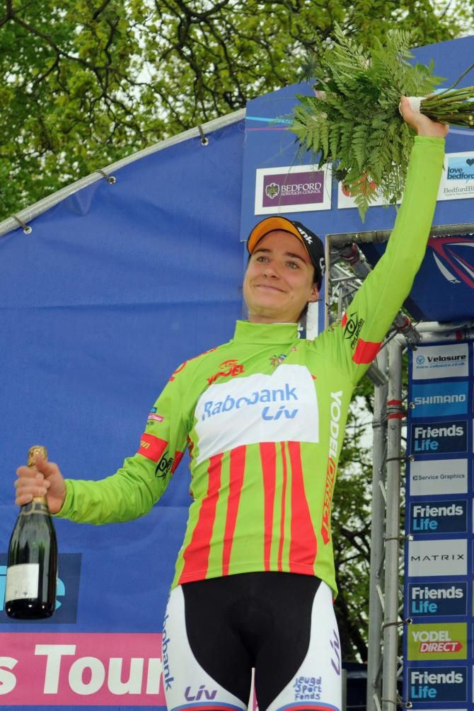 Marianne Vos in the points jersey