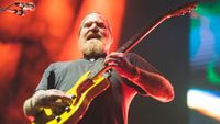 Brent Hinds of the American heavy metal band Mastodon performs in concert during Resurrection Fest on July 02, 2022 