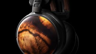 Audio-Technica ATH-AWKG with the wooden case open