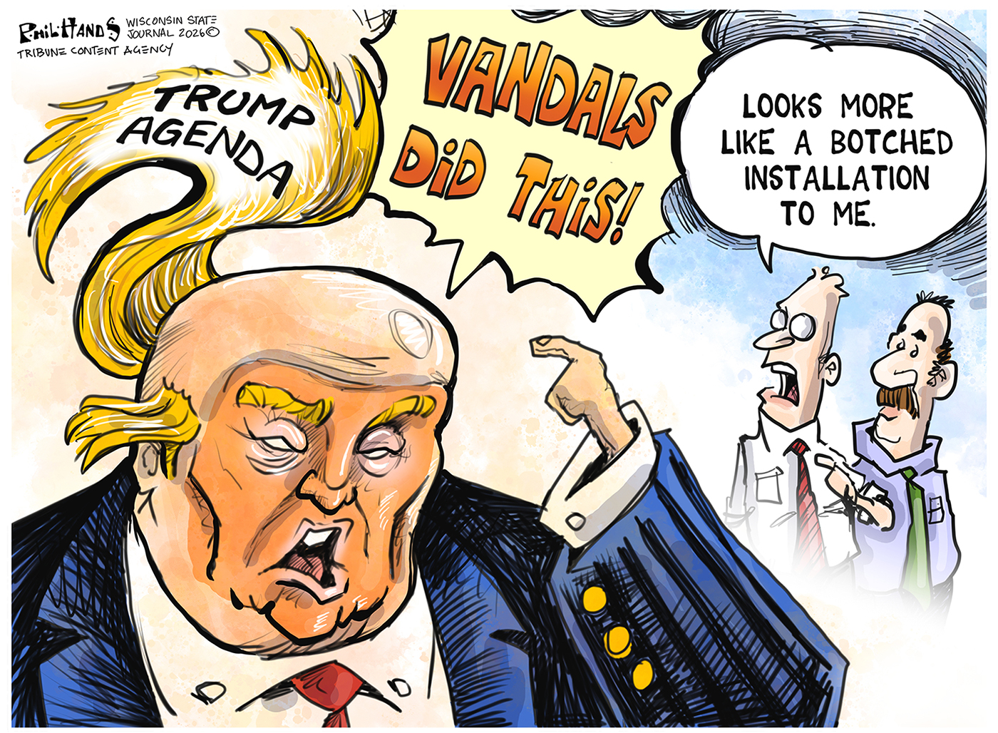 Political cartoon