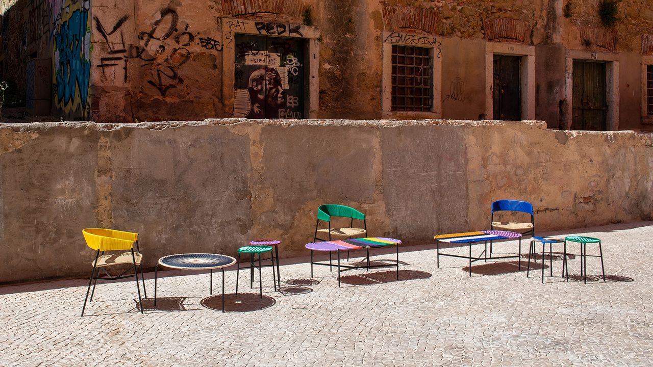 Colourful chairs