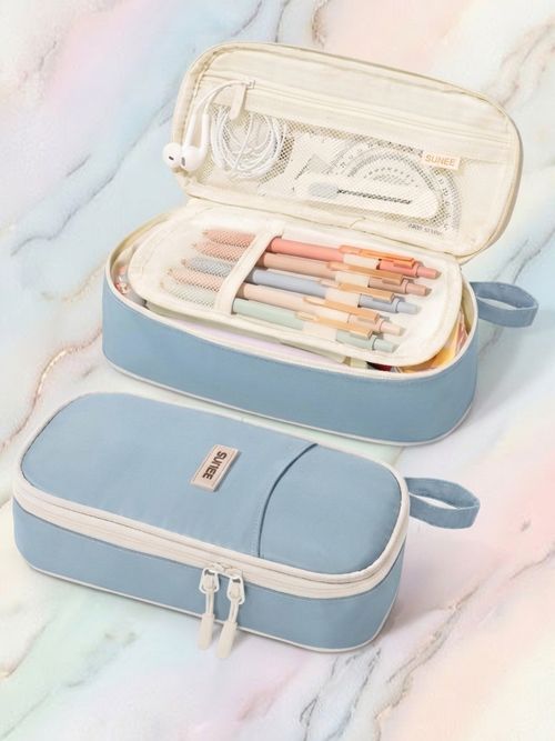 Cute Pencil Case, Aesthetic Pen Pouch With Zipper