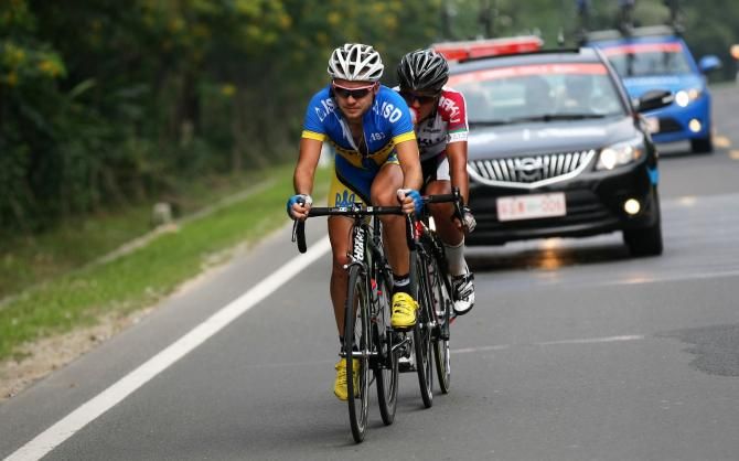 Vasylyuk and Jabrayilov in the breakaway