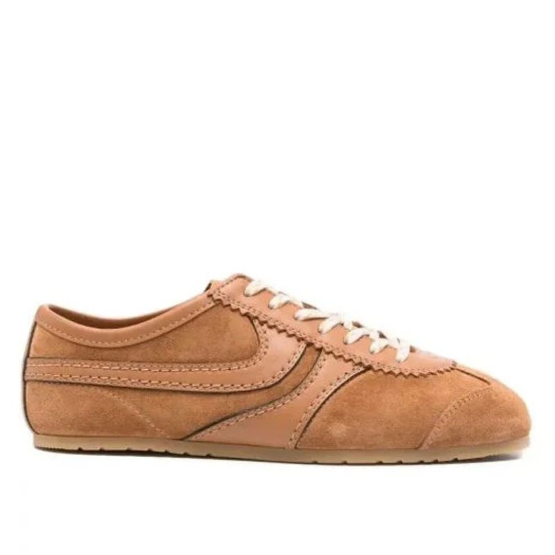 Dries Van Noten, Leather and suede sneakers