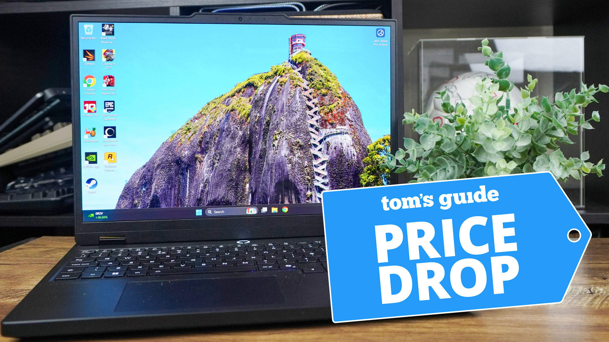 Lenovo Legion 5i Gen 10 shown on desk