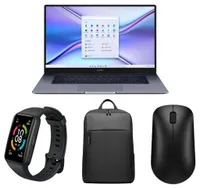 Honor MagicBook X 15 + bracelet connecté Band 6 + sac + souris bluetooth|-28%|436,81€ (au lieu de 608,70€)&nbsp;