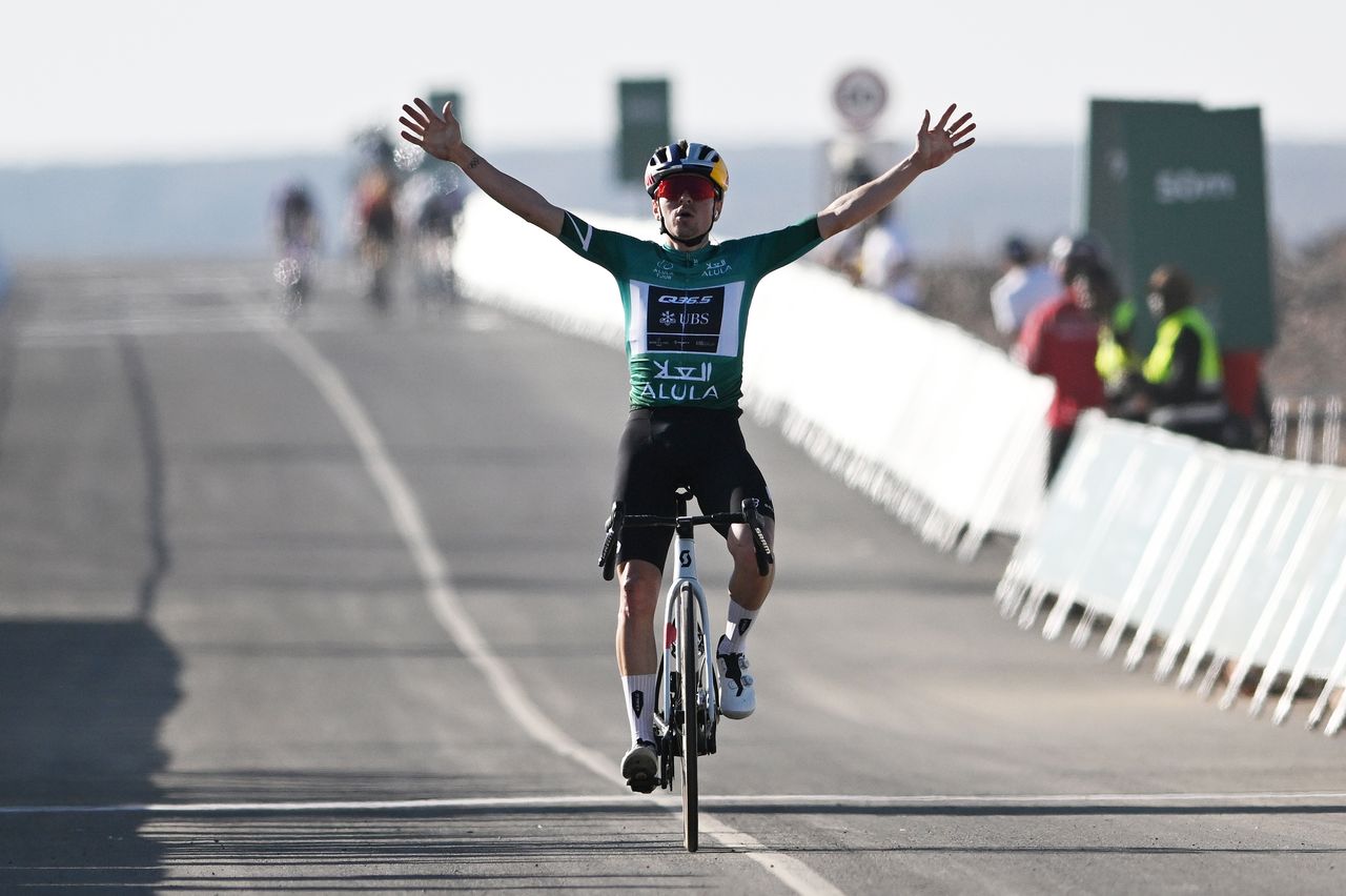 Tom Pidcock wins stage four of the AlUla Tour