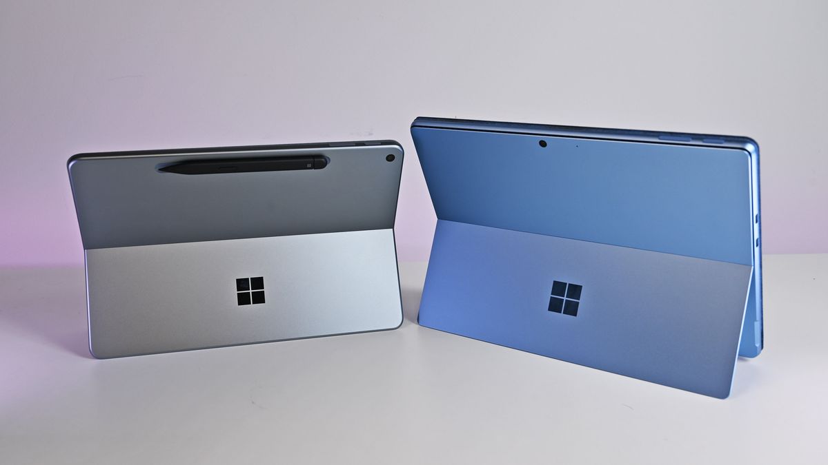 Microsoft's Surface Pro 12-inch 1st Edition (2025) powered by Qualcomm Snapdragon X Plus processor.