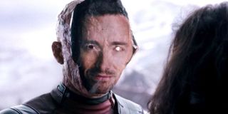 Deadpool in Hugh Jackman mask