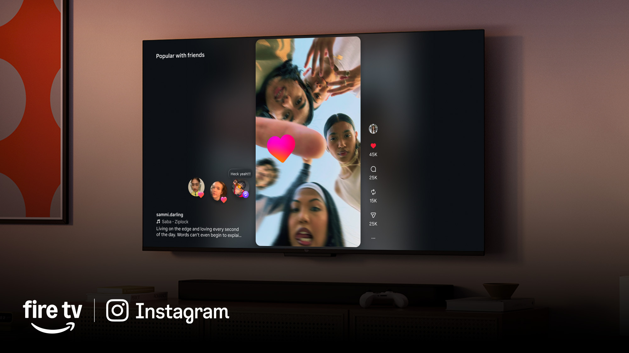 Amazon introduces "Instagram for TV," a Fire TV app in collaboration with Meta that brings Reels to users on the big screen.