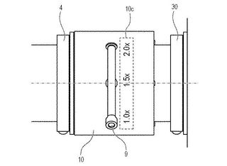 Canon teleconverter patent drawing