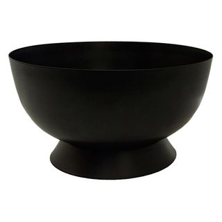 Found & Fable Black Metal Pedestal Bowl