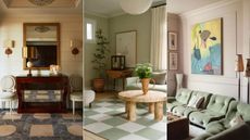 Interior design schemes with balanced decor