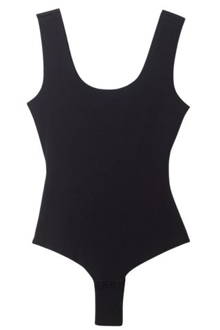 Intimissimi Raw-Cut Cotton Bodysuit