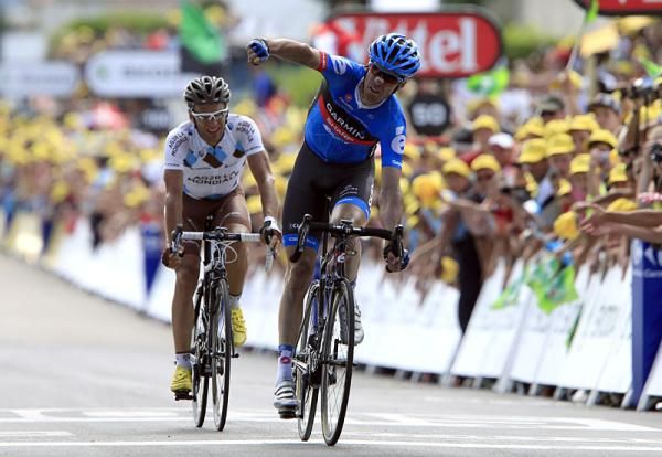 David Millar (Garmin - Sharp) triumphs on stage 12