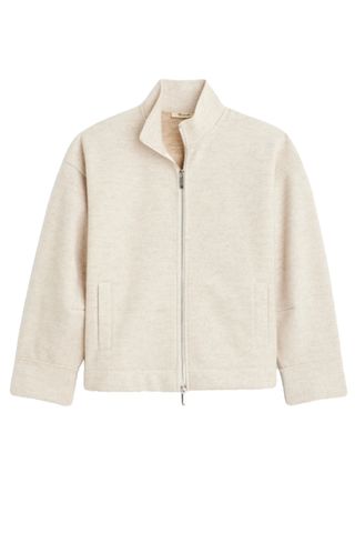 Madewell Relaxed Mockneck Knit Jacket