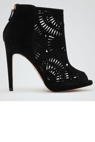 Reiss Jasmin Laser Cut Out Boots, £225