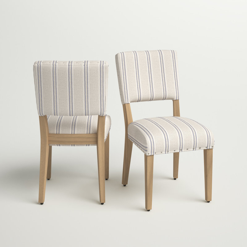 Sand &amp;amp; Stable&amp;trade; Fyllen Stripe Upholstered Dining Chair &amp;amp; Reviews | Wayfair