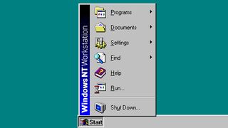 Windows NT Start Menu