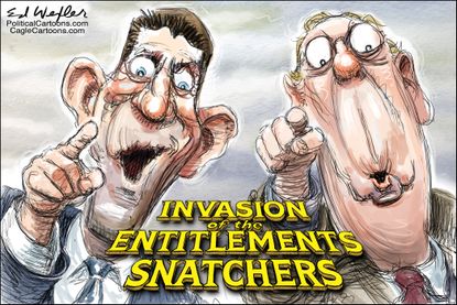 U.S. Paul Ryan Mitch McConnell entitlement cuts social security deficit