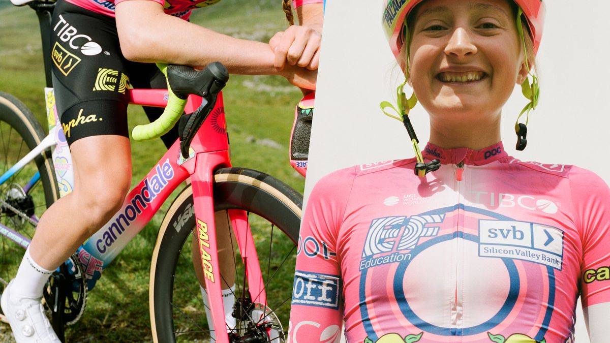 Rapha + Palace returns: EF Pro Cycling teams unveil wild new switch-out kit  for Tour de France and Tour de France Femmes