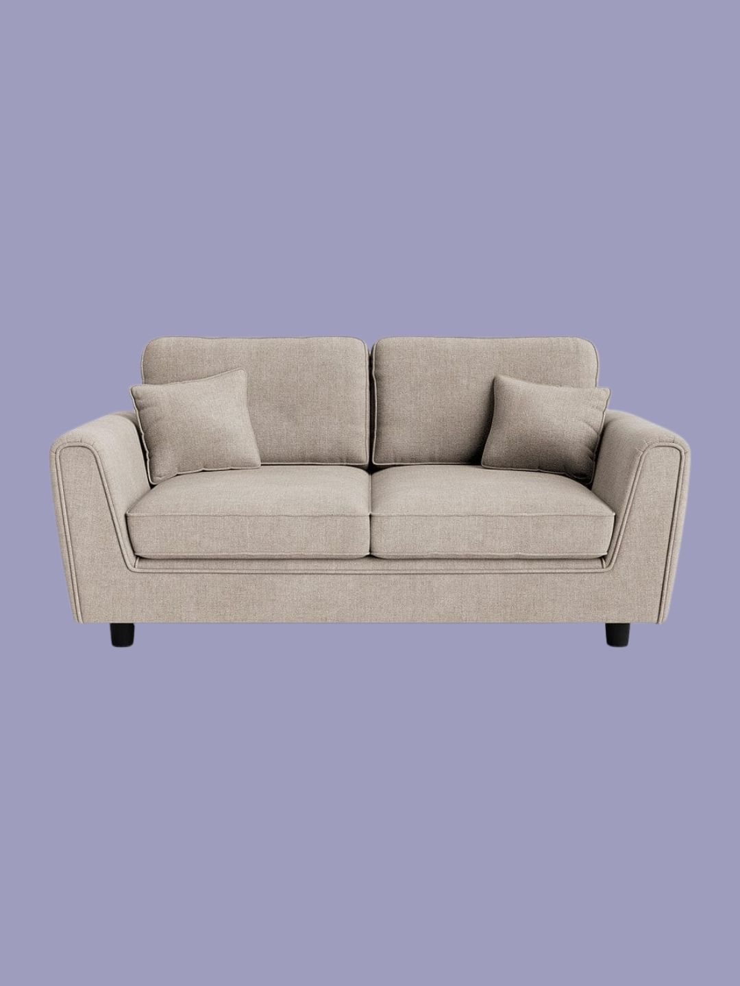 Sofa Club, Ascot Highback 2 Seater Sofa in Summer Linen