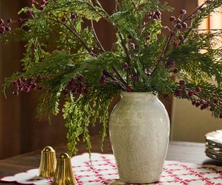 Shrubbery in vase