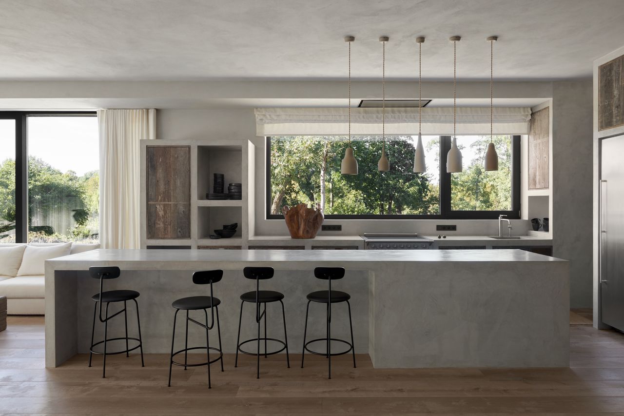 Concrete kitchen 