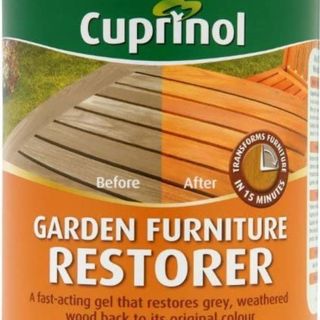 Tin of garden furniture restorer