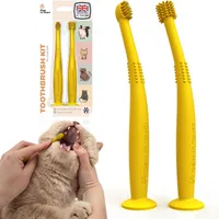 Soft Cat Toothbrush Set | Amazon